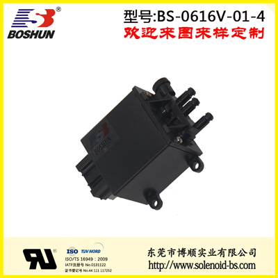 一種汽車座椅腰托系統電磁閥的制作方法