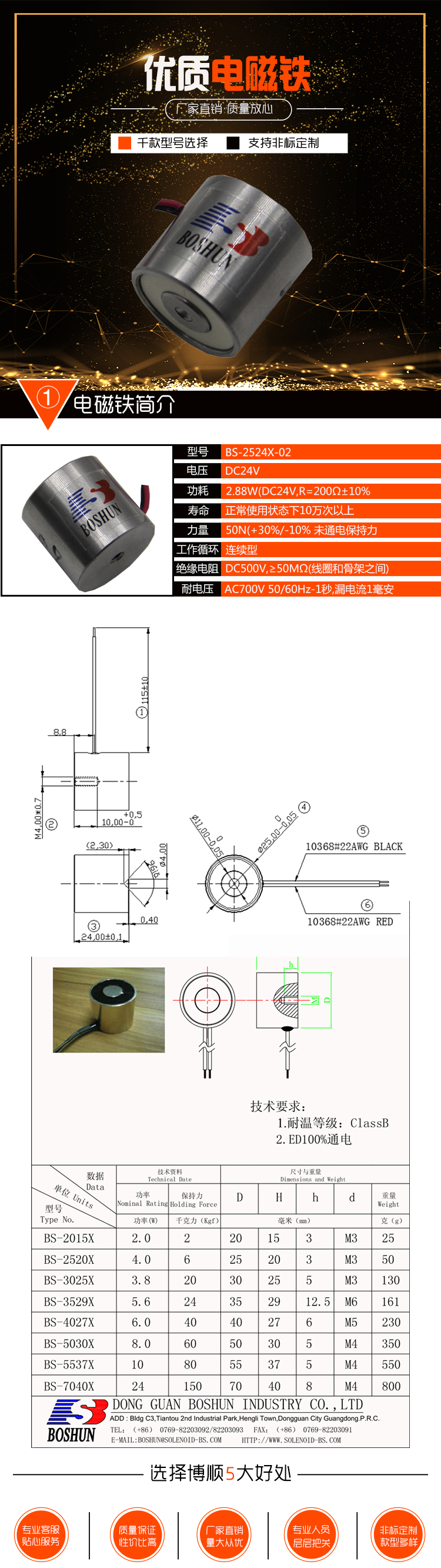 機(jī)械設(shè)備電磁鐵BS-2524X-02 機(jī)械設(shè)備電磁鐵BS-2524X-02