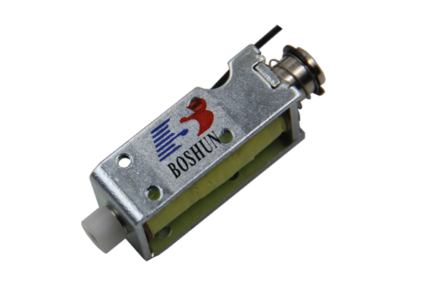 繡花機鎖線裝置電磁鐵的應用