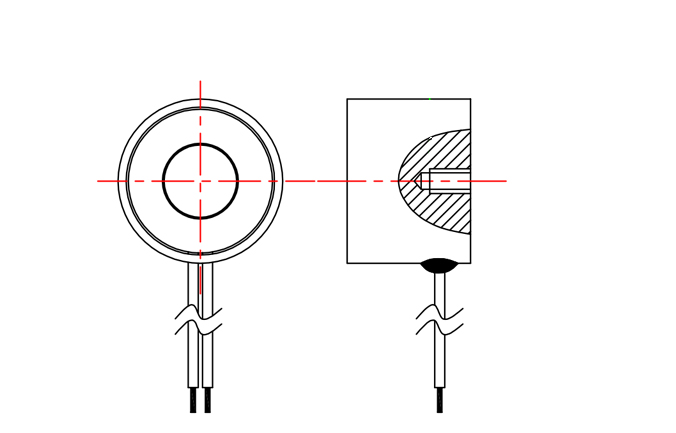 吸盤式電磁鐵示意圖 吸盤式電磁鐵示意圖