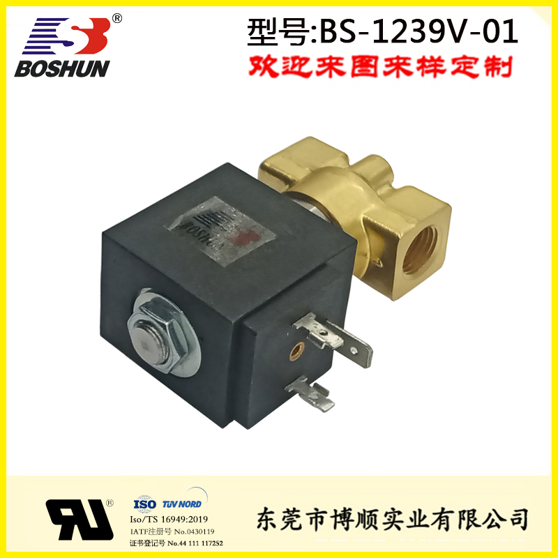 醫療器械電磁閥24V電磁放水閥開關閥水12v常閉電動閥1239V-01