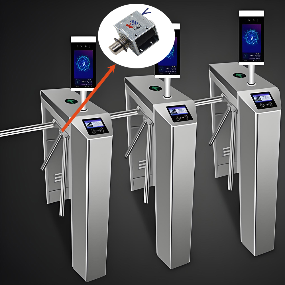 閘機三輥閘專電磁鐵工作原理